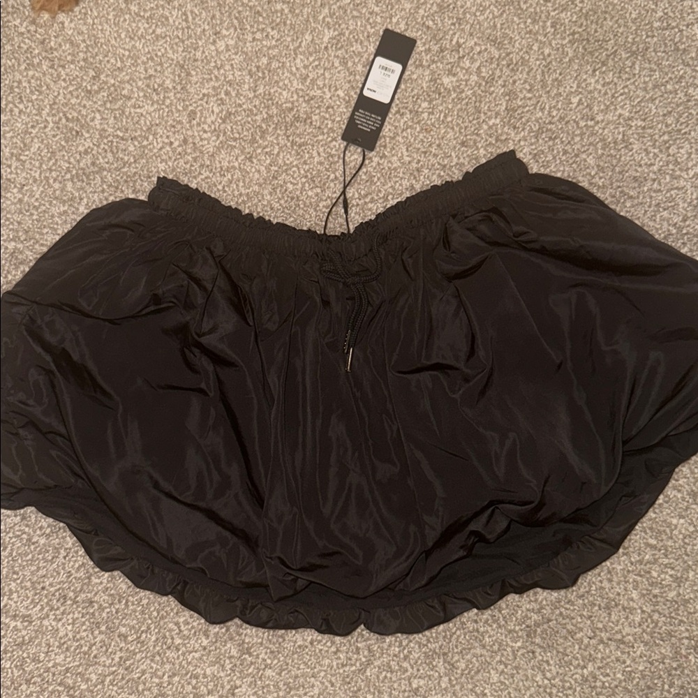 Black Mini bubble Skirt